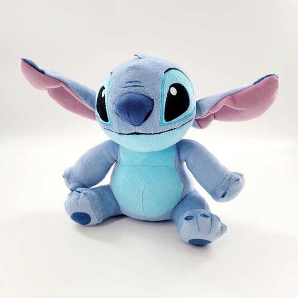 Disney Lilo & Stitch Small Blue Stitch Plush Stuffed Animal Just Play 9" - Picture 1 of 9